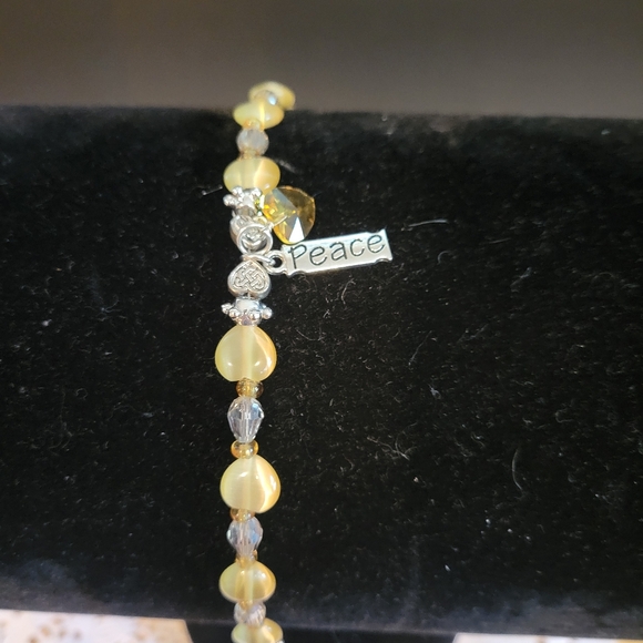 Woman's Butterscotch Yellow Bracelet - Picture 2 of 8